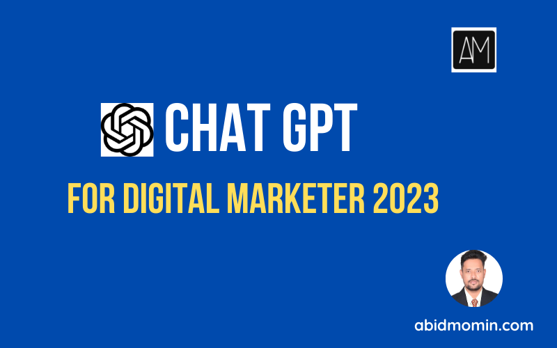 ChatGPT for Digital Marketers 2023